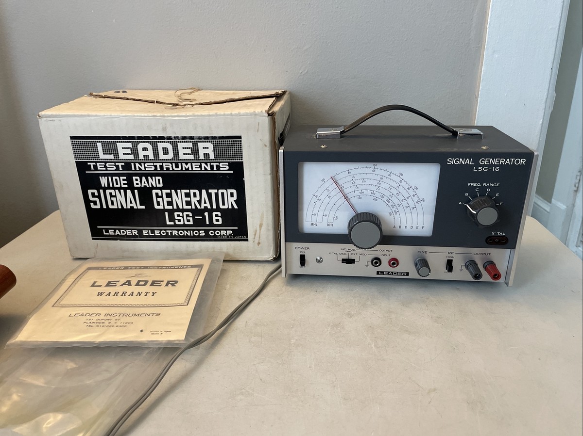 リーダー(LEADER) RF信号発生器 LSG-16 ジャンク品