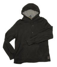 Polo Ralph Lauren Men's Marl Grey Heather Duo-Fold Knit Pullover Vintage Hoodie