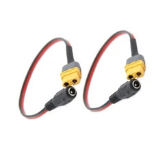 2PCS Goggles B6 Charger Cable Adapter XT60 to DC 5.5 2.1mm for FPV Accessories