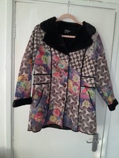 Bnwot Size Medium Pit To Pit 19inch Doubled 38 Al Paradise Coat Faux Fur Lining