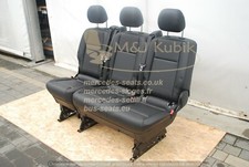 Mercedes Vito Viano w 447 Kunstleder 2+1 Sitzbank Bank Sitz comfort 639 V-klasse