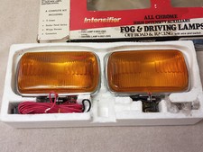 Vintage Chieftain Fog Driving Lamps High Intensity - Chrome Finish Nos