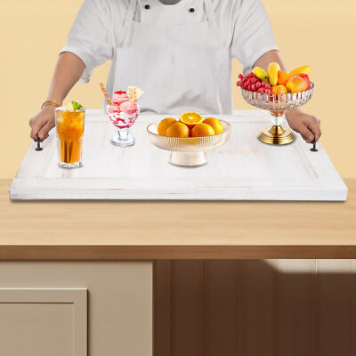 Pine Wood Stovetop Cover - Multi-Functional Kitchen Serving Tray