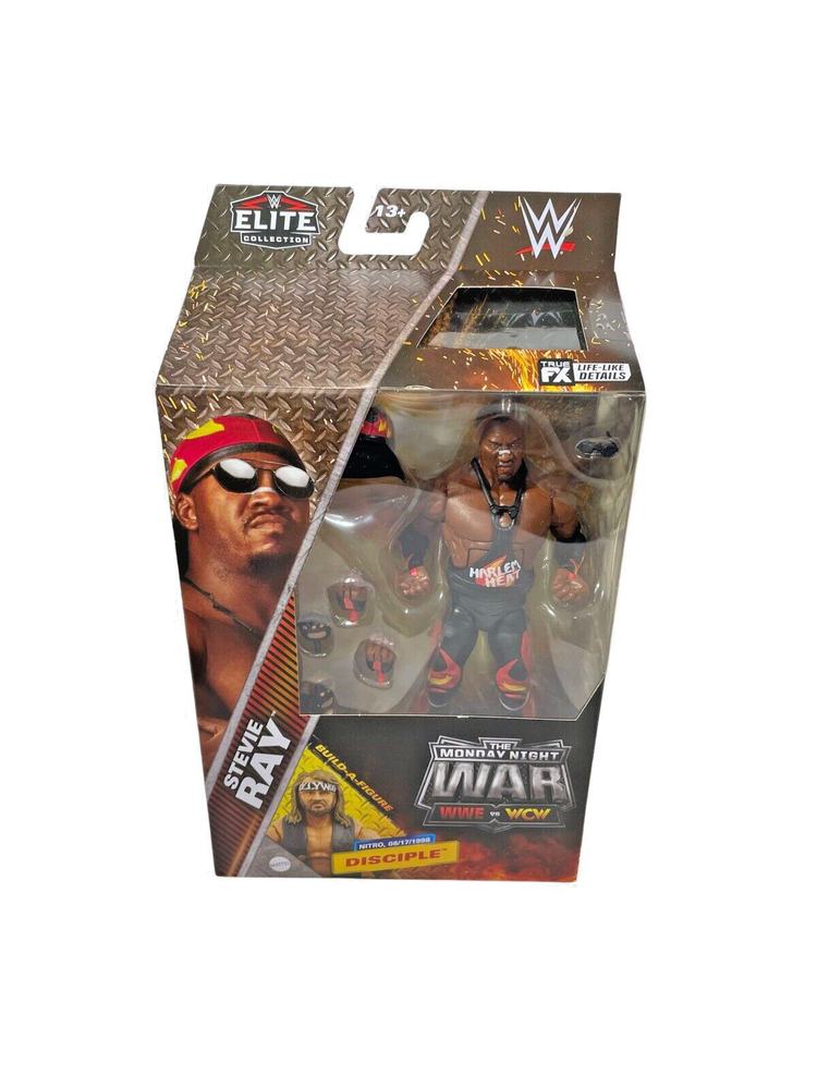 Mattel WWE Monday Night War Elite Collection STEVIE RAY 7” Figure Harlem Heat