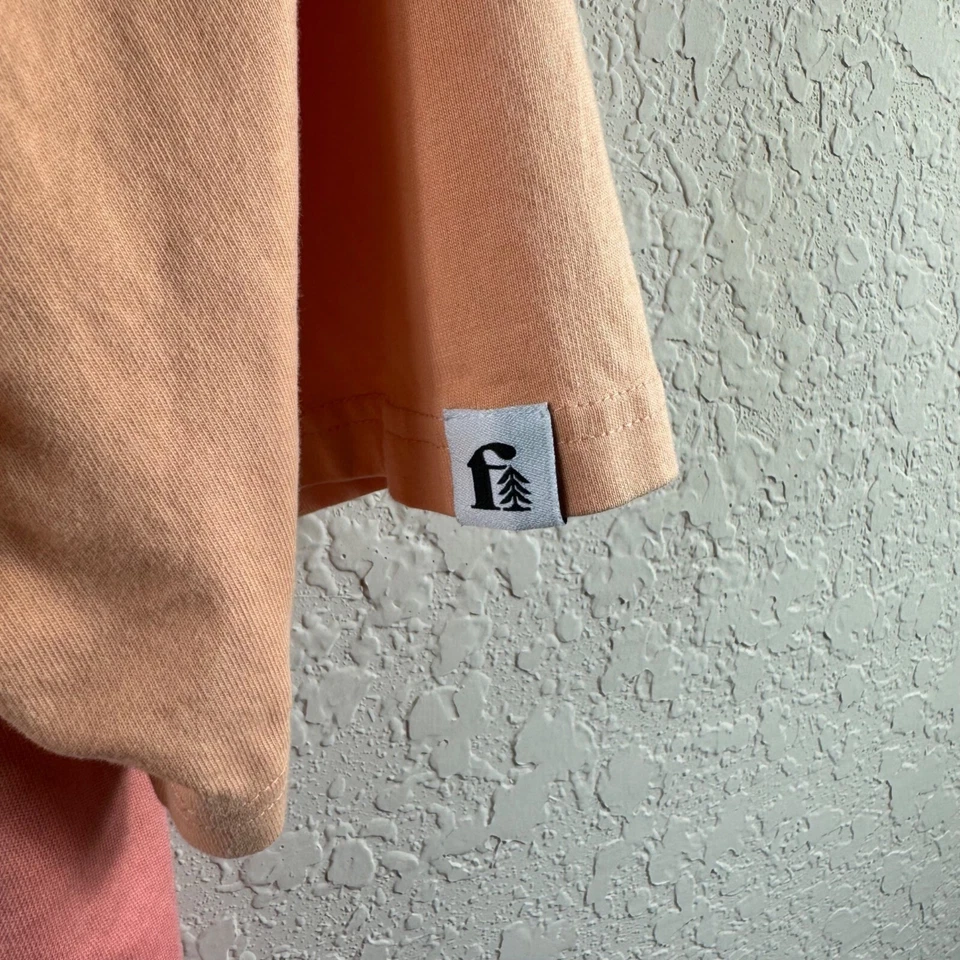 Camisa Polo Fielder by Bonobos Calce Relajado Gradiente Ombre Dip Dye XL Naranja Rosa Foto 3 de 4