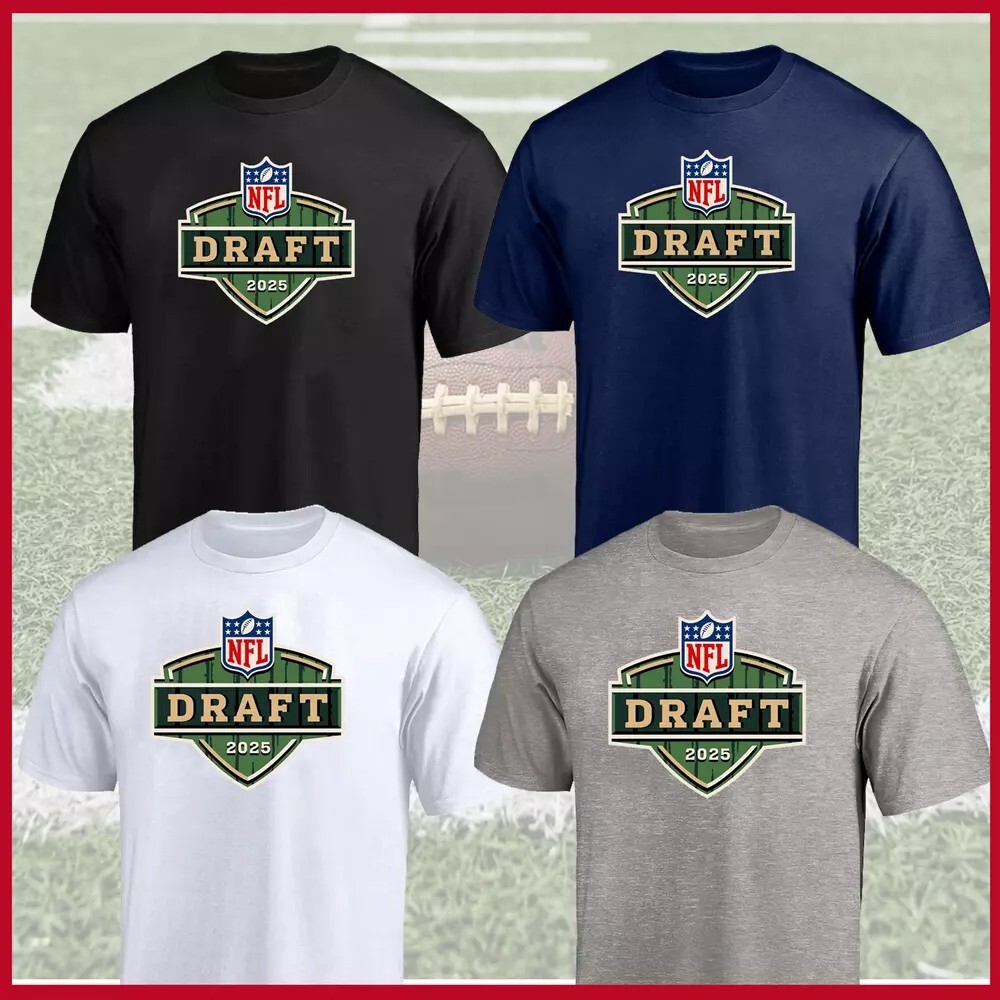 SALE! NFL Draft 2025 Football Logo Unisex T-Shirt All Size S-5XL