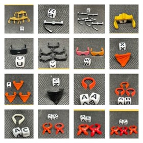 Playmobil Beards Santa Earrings Headset Sunglasses Bandana Collars Scarf Lapels