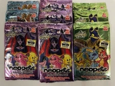 Enterplay Neopets TCG Fun Packs : 9X Booster Packs New Sealed!
