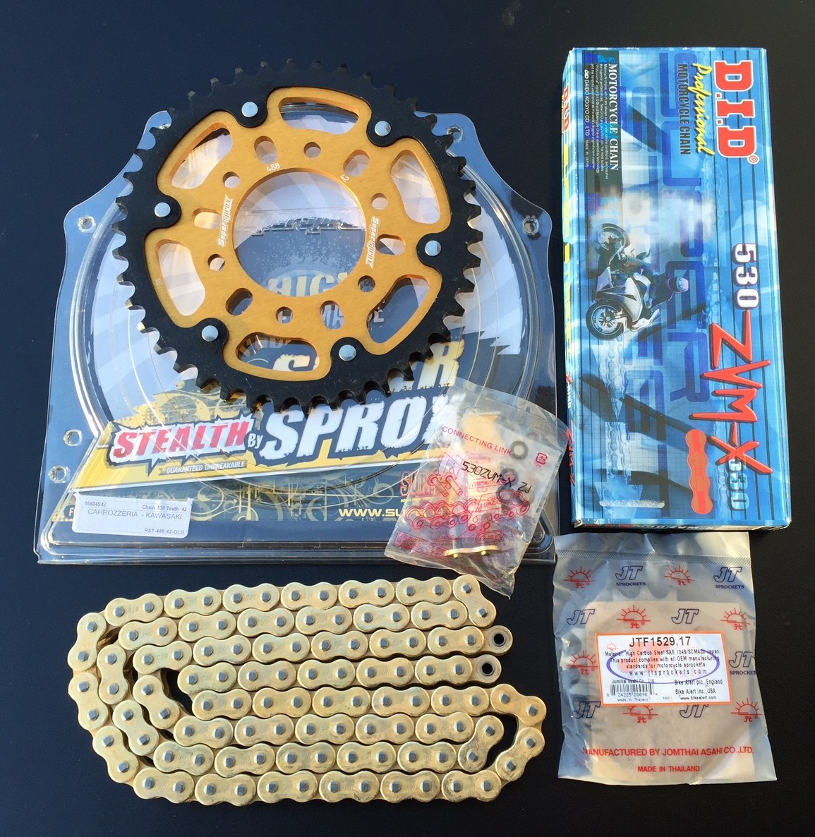 ハッピー DID ZVM-X Supersprox Kettensatz Kawasaki ZRX 1200