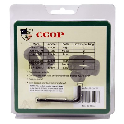CCOP USA 30mm Turn In Standard Scope Rings Matte (2 Screws - Foto 8