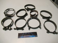 Vintage Hose Clamps Lot Of 9 Various Sizes. Bent Or Out Of Round. N.o.s. Qty 9 Vintage Hose Clamps Lot Of 9 Various Sizes. Bent Or Out Of Round. N.o.s. Qty 9