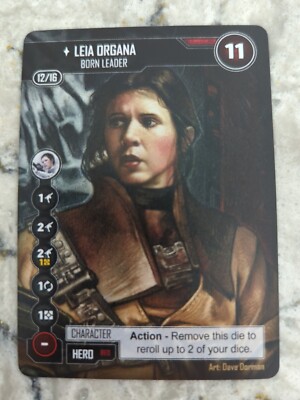 Star Wars Destiny Leia Organa Born Leader 11 Stele Open 2017 
