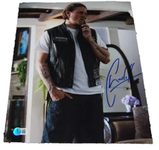 CHARLIE HUNNAM signed (SONS OF ANARCHY) 11X14 SOA JAX TELLER BECKETT BR25990