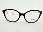 NOS Prada VPR 11V Eyeglasses FRAMES 2AU 101 Tortoise Brown 53[]17 140 G J477