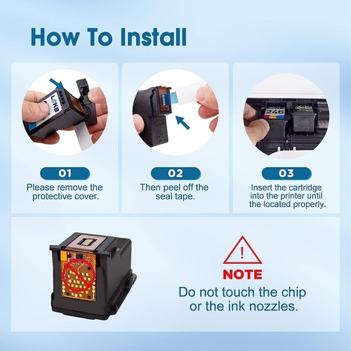 2x PG243 CL244 Ink Cartridges for Canon MG2522 MG4520 MG3320 MG3322