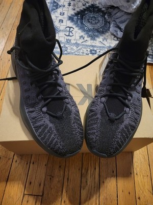 Adidas US 12 Men's  Slate Onyx Black Grey Boost - Yeezy BSKTBL Knit - HQ6762 New