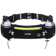 Running Belt with Water Bottles, Hydration Belt for Men and Women, Water Bott...