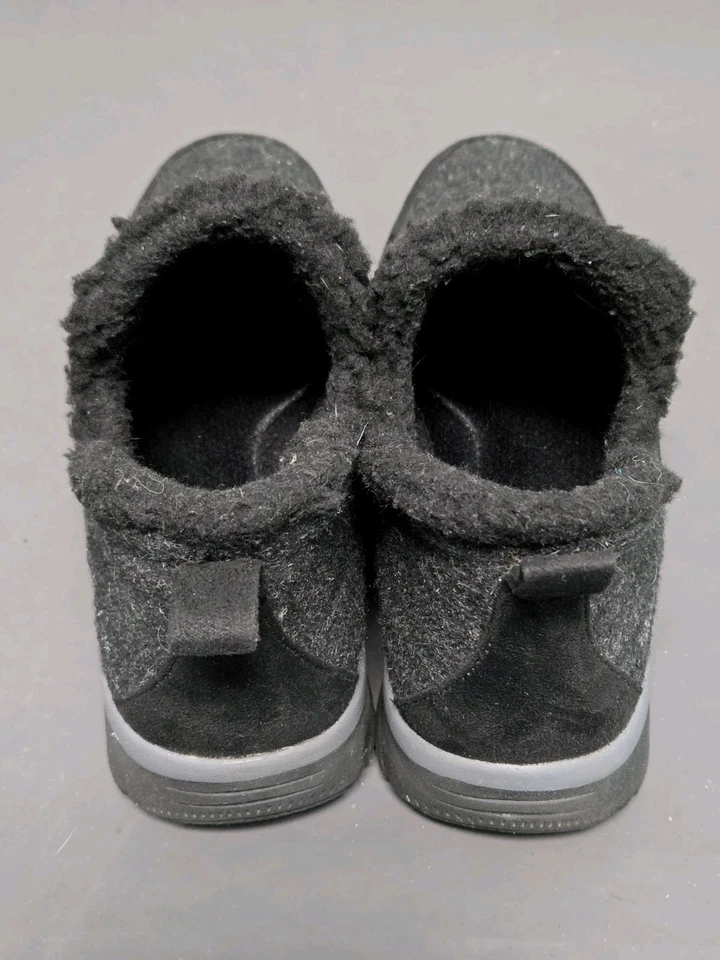 Skechers Womens Relaxed Fit Faux Fur Wool Ankle Boots Slip In Charcoal Size 7 - Image 3 of 4