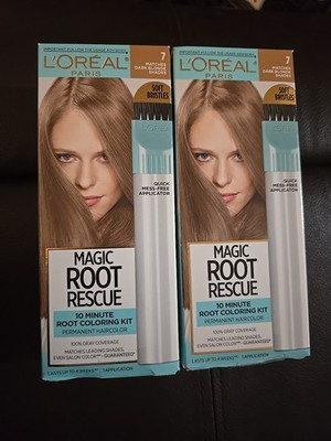 2 L'Oreal Paris Magic Root Rescue 10 Min Dark Blonde Shade Coloring Kit (K5)