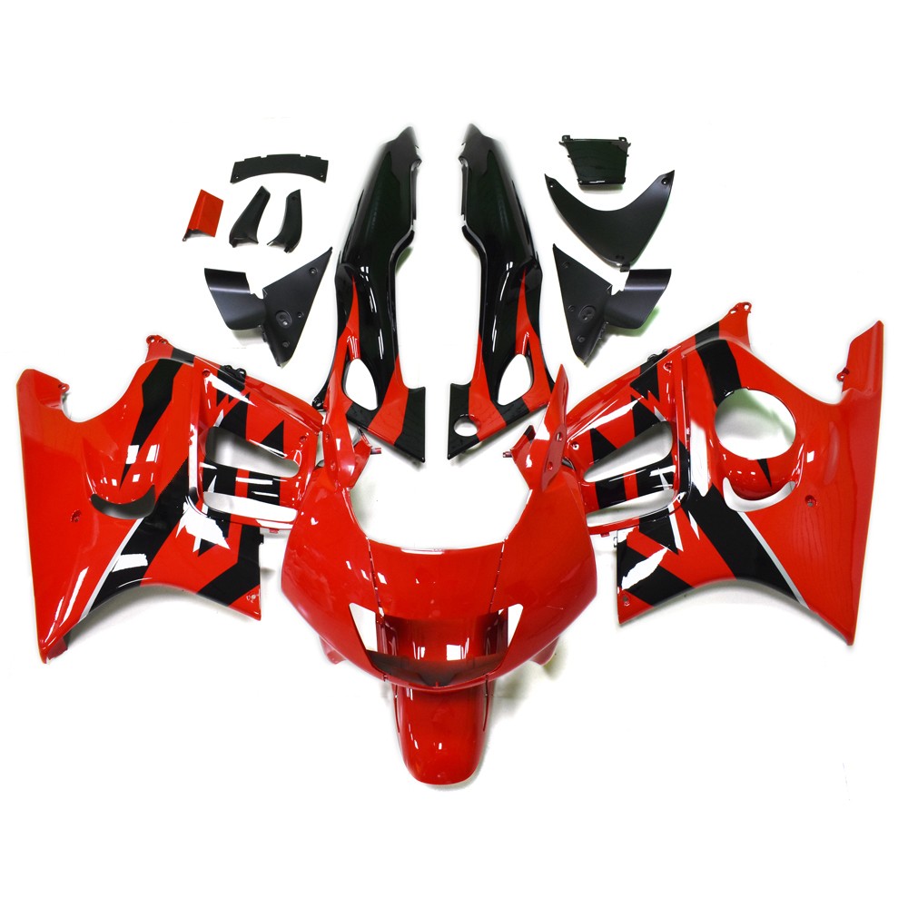 Red Black Fairing Kit For Honda CBR600F3 1997 1998 Full Bodywork ABS Fairings