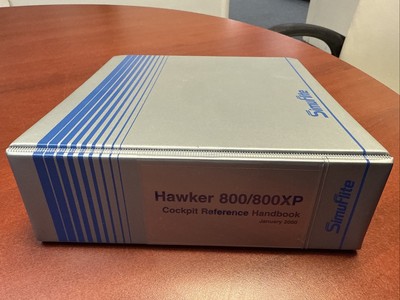Hawker 800/800XP Simuflite Cockpit Reference Handbook 2000 Original