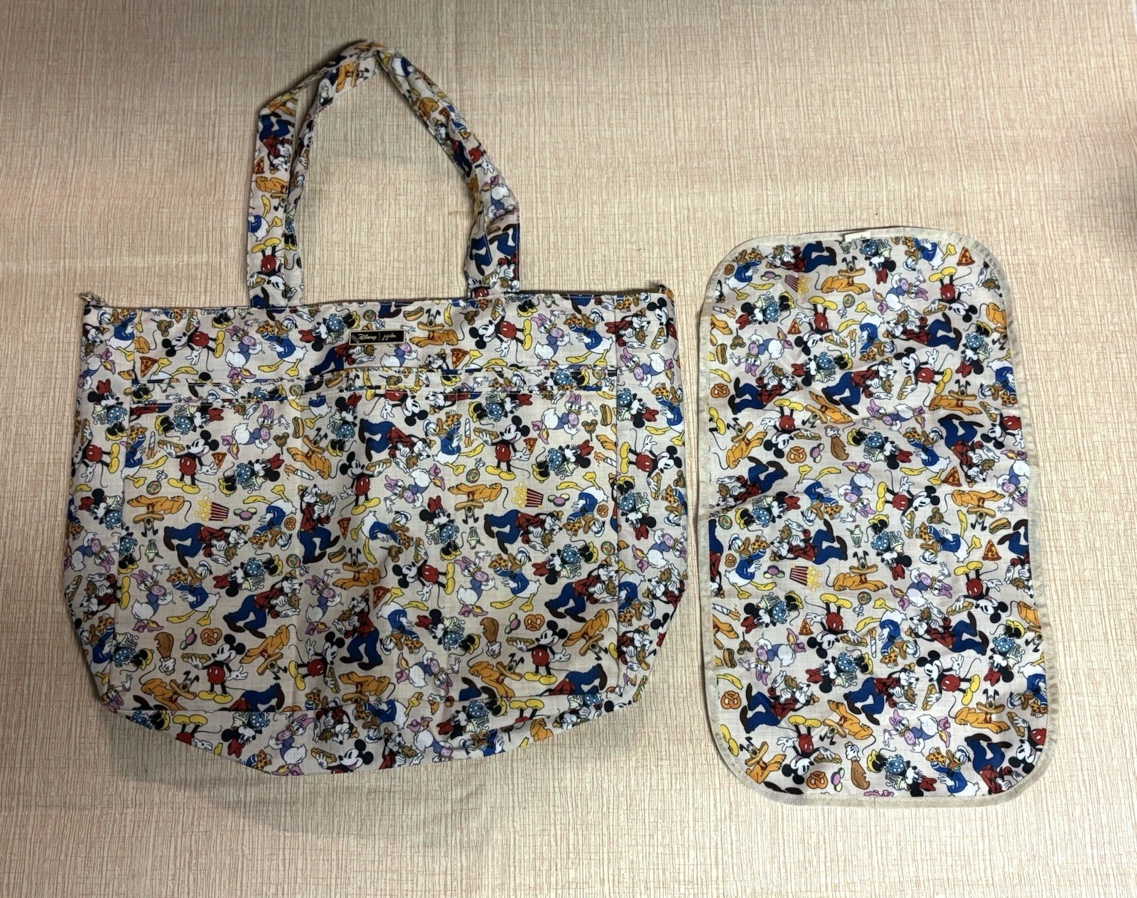 JuJuBe X Tokidoki Sensational DisneyLarge Tote Shoulder Bag With Changing Pad