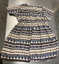 SHEIN VCAY Curve Plus Geo Print Butterfly Sleeve Dress Size 1 XL