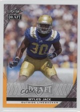 2016 Leaf Draft Gold Myles Jack #66 1s8
