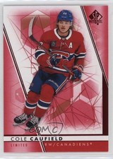 2022-23 SP Authentic Limited Red Cole Caufield #22 7ci
