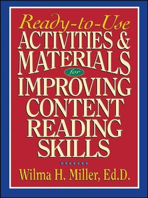 Ready-to-Use Activities & Materials for Improving Content Reading Skills by Wilm