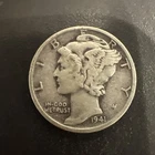 1941 Mercury Silver Dime