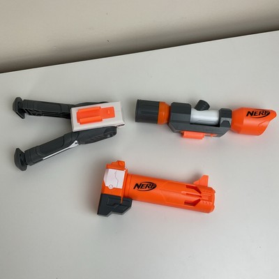 Nerf N-Strike Modulus Long Range Upgrade Aufsätze Sniper Zielfernrohr, Zweibein & Lauf