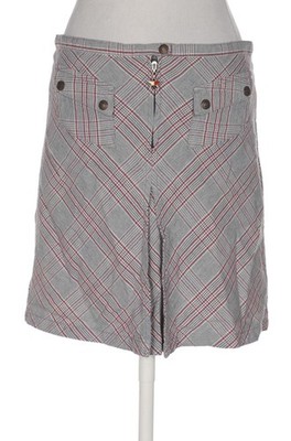 HILFIGER DENIM Rock Damen Damenrock Gr. S Baumwolle Alpaka Wolle Grau #65elaja