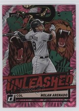2021 Panini Donruss Unleashed Pink Fireworks Nolan Arenado #UNL21 12zi