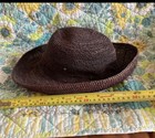 Helen Kaminski Women's brown Hand Crocheted Raffia Wide Brim Sun Hat — photo 3