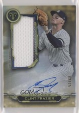2019 Topps Triple Threads Single Jumbo Relics Gold 2/25 Clint Frazier Auto 5w7