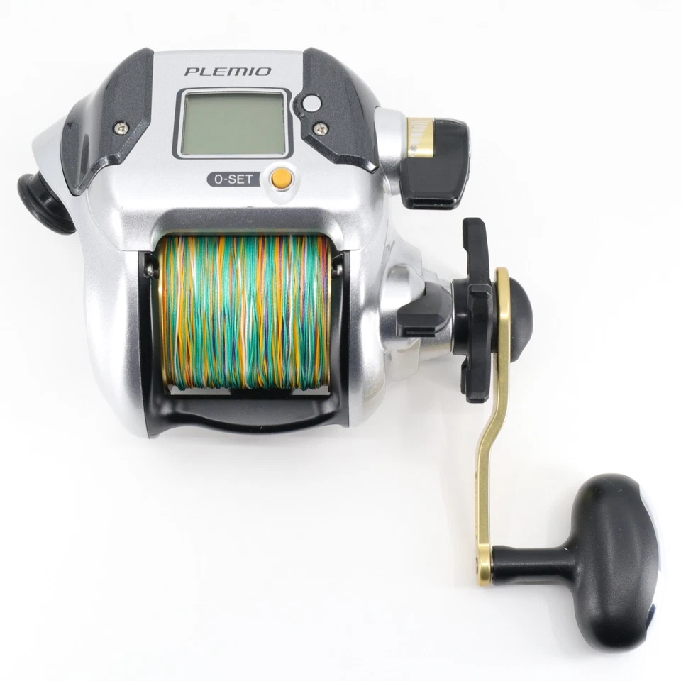 Carrete eléctrico Shimano PLEMIO 3000 con cable de alimentación nuevo probado gran juego de JAPÓN Foto 3 de 4
