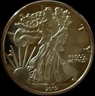 U.S. Mint American Silver Eagle 2019 1 oz .999 Fine Silver Coin Uncertified
