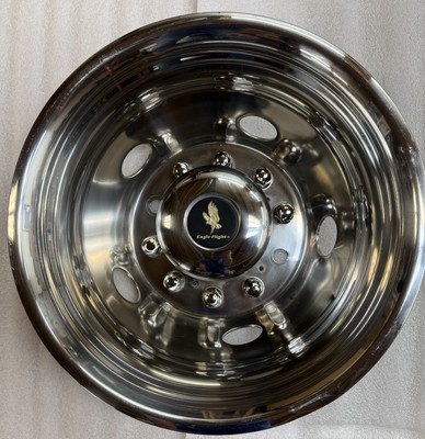 10 LUG 5 Hole Stainless Wheel Simulator Rear 19-1/2'' Inner, Eagle Flight used