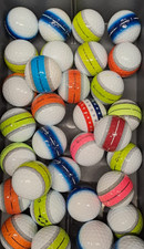 20 TaylorMade Tour Response Mixed Coloured Stripe Golf Balls Pearl/A Grade