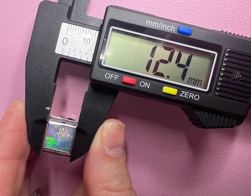 ATEMBERAUBENDE quadratische Ohrringe mit Hebelverschluss 18 Karat Weißgold 8,19 g Opal gemarkt 750 WOW! - Bild 22 von 24