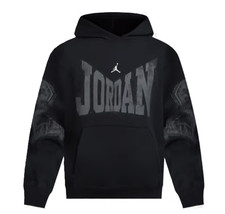 Nike Men's Air Jordan Brooklyn Collegiate Pullover Hoodie Black/Sail HV0093-010