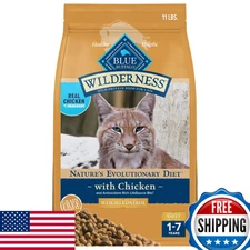 Blue Buffalo Wilderness Adult Cat Food - High-Protein, Grain-Free, Real Chicken