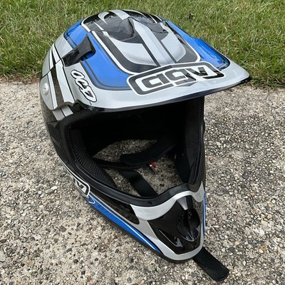 AGV Motorcycle Helmet MODEL RC-5 Blue Gray Black Size XL  15x10x9''