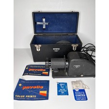 Argus PA-100 Slide Projector Black Vintage 35mm With Case Ephemera Works