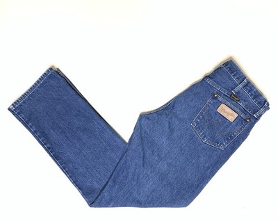 VTG USA Wrangler 13MWZ 36x33 Blue Jean Talon Zip Medium Wash SeeFotos4Measuremnt