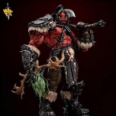 Hero Toys 1/10 Soldat Horde Battle Song Ork Chief Grommash Hellscream auf Lager