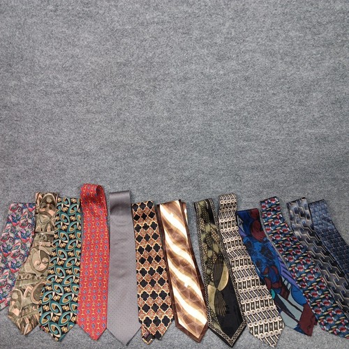 Lot Of Silk Tie 13 Silk Tie Lot Designer Italy Import