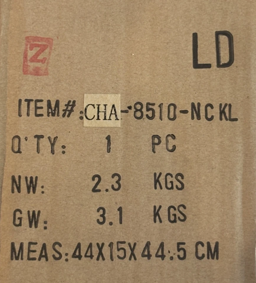 Justice Design GRUPO CHA-8510-NCKL 4 Lámpara de araña de níquel envío gratuito Foto 3 de 4