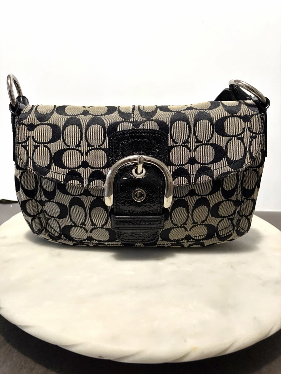 Coach Black Signature Hobo Bag | eBay